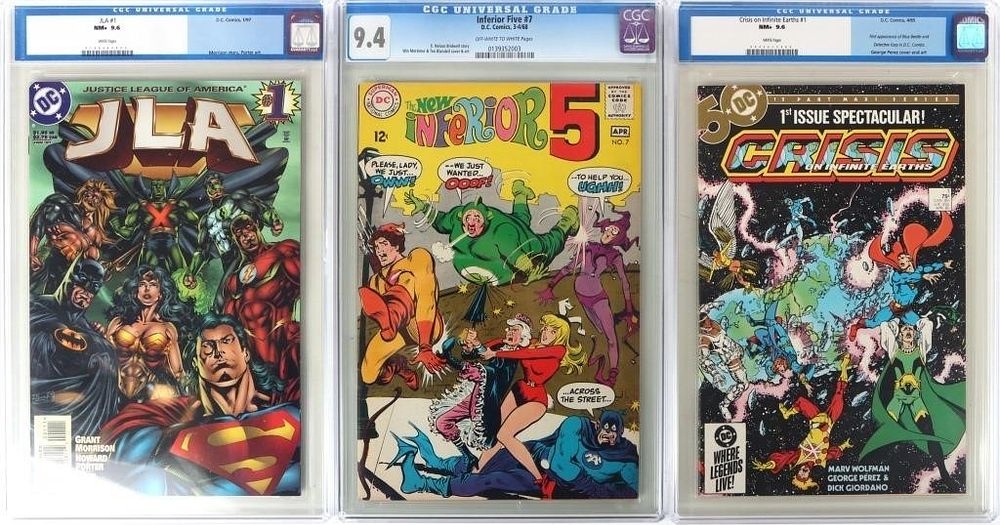 Lot 235021: ASSORTED DC COMICS CGC GRADED & SLABBED - (3)