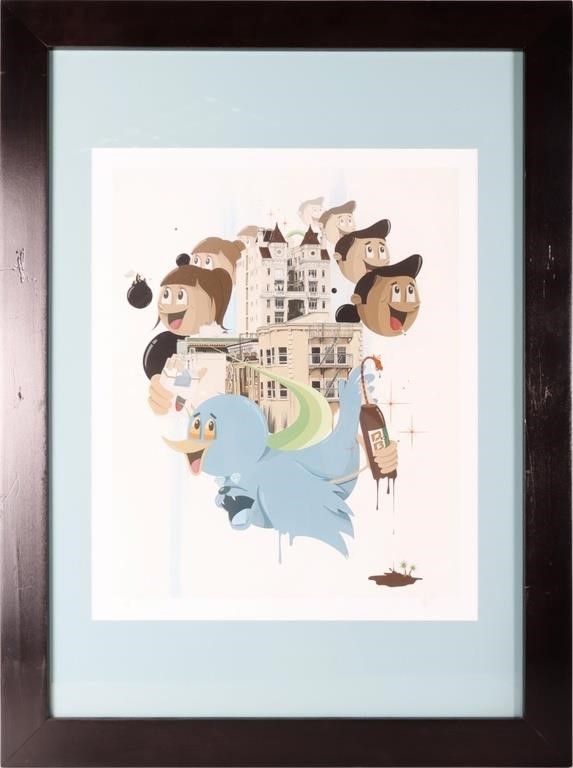 Lot 235037: DABS MYLA TAKE ME TO THE SEA FRAMED PRINT 8/30