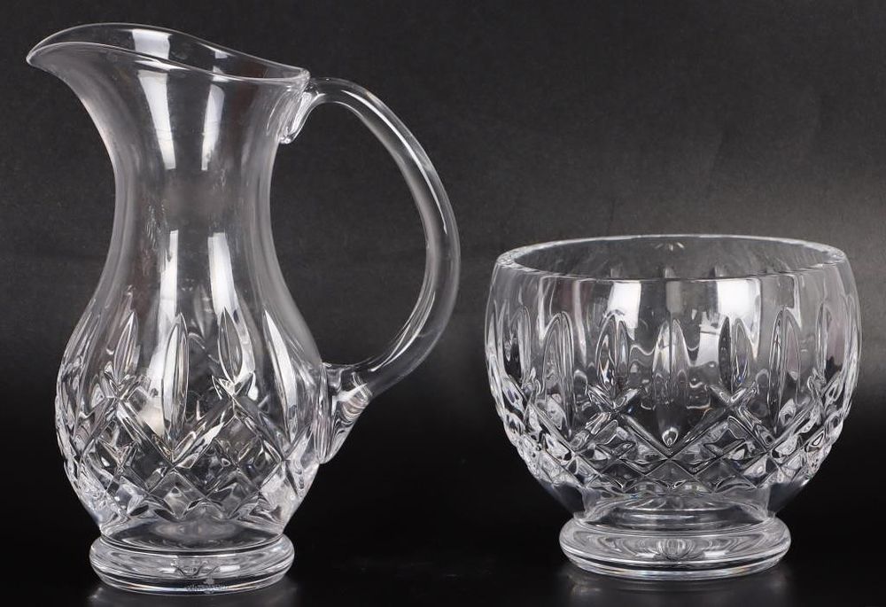 Lot 235092: WATERFORD CRYSTAL ARAGLIN SUGAR & CREAMER SET