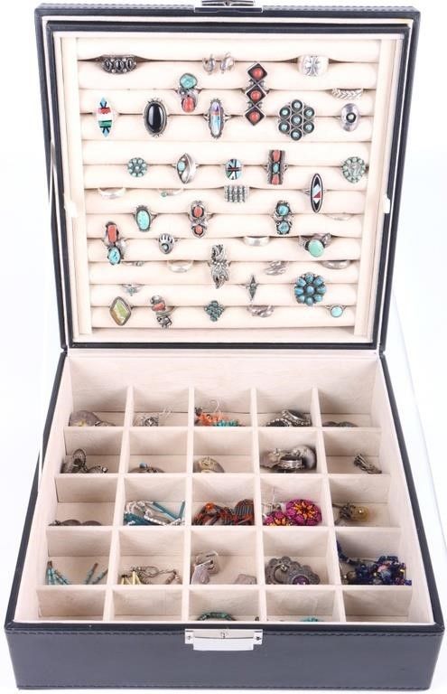 Lot 235149: SOUTHWEST STERLING JEWELRY COLLECTION W/ BOX