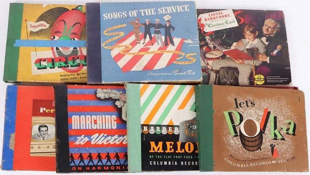 Lot 235169: ASSORTED VINYL RECORD COMPLETE SETS LOT OF 7