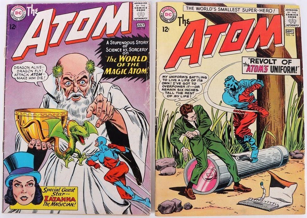 Lot 235171: THE ATOM #14 & 19 2ND APP 1ST COVER APP ZATANNA