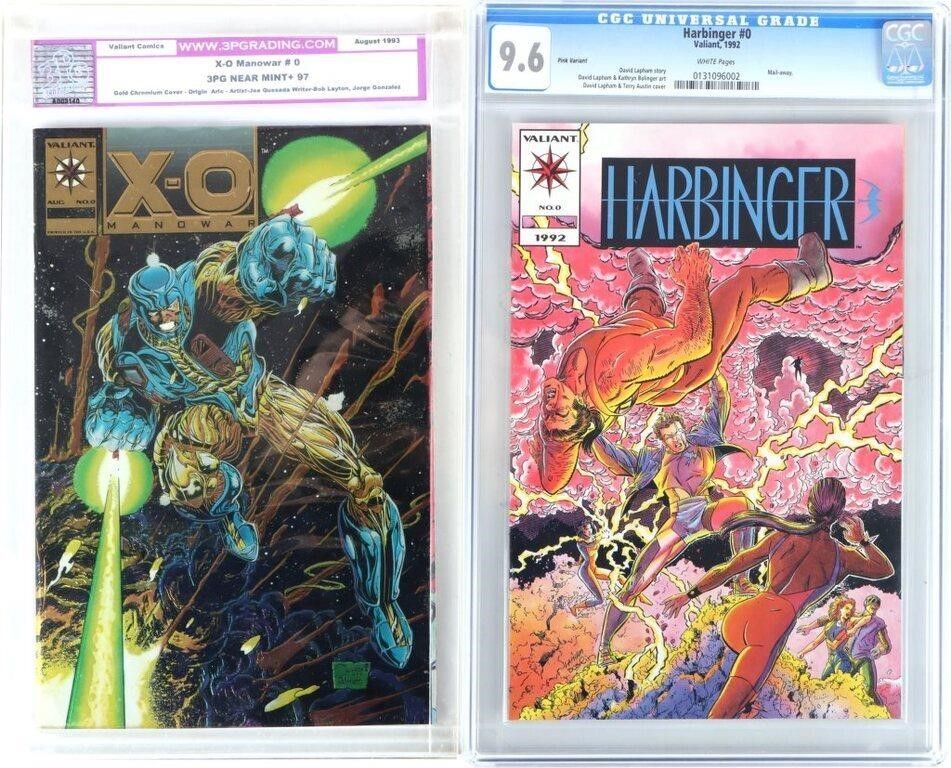 Lot 235283: VALIANT COMICS GRADED & SLABBED - (2)