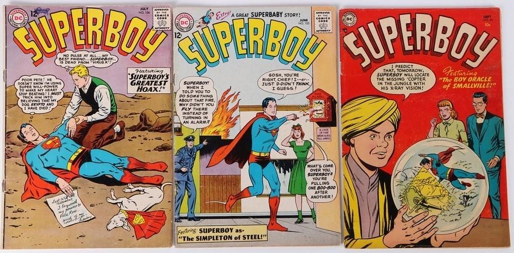 Lot 235289: DC COMICS SUPERBOY ISSUES #35, #105 & #106
