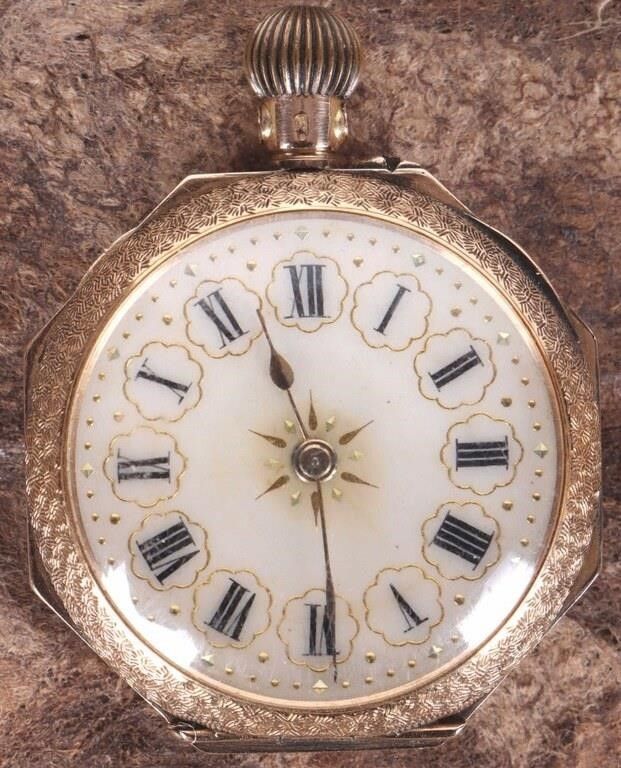Lot 235320: 14K YELLOW GOLD LADIES WATCH FUNCTIONAL "EAST"