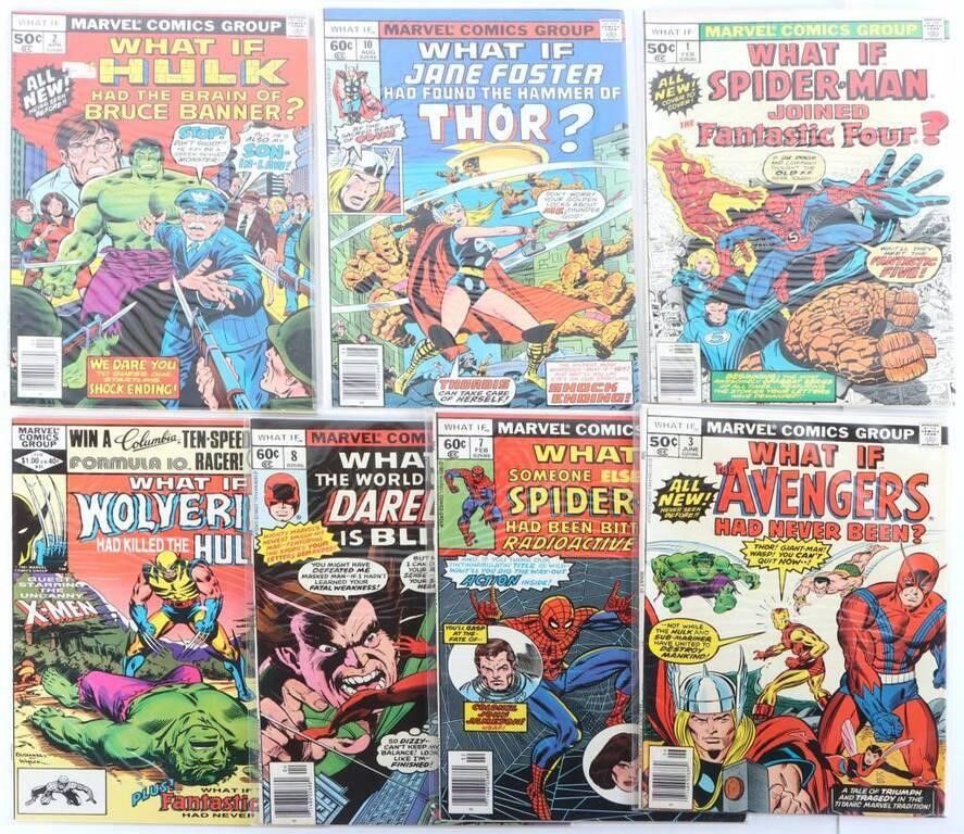 Lot 235331: MARVEL WHAT IF? LOT OF SEVEN BRONZE AGE COMICS