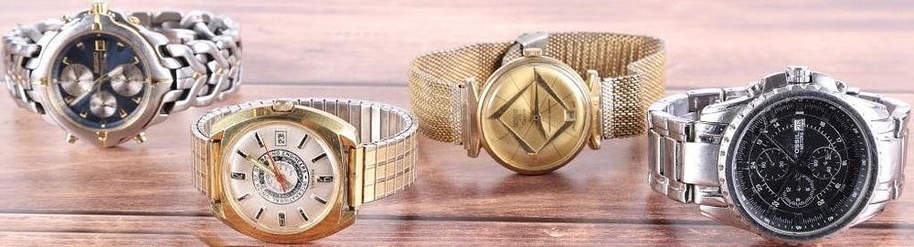 Lot 235387: FINE MENS WRISTWATCHES SEIKO FOSSILV GRUEN ETC-10