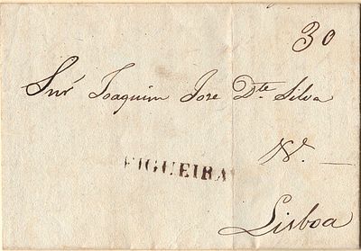 Figueira – The cuttlefish, LF FIG4, in a letter dated from Figueira da Foz (29.03.26) to Lisbon 