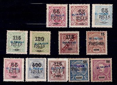 Col&oacute;nias de Africa 1898 a 1903 D. Carlos, Mouchon e Diogo Neto ou sobretaxados ou Provis&oacute;rios 