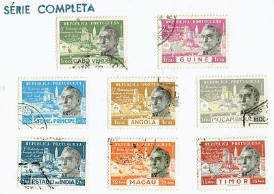 Ultramar, Emissões comuns 1954 Fundação idade de S. Paulo. Série completa USADA fixada com 