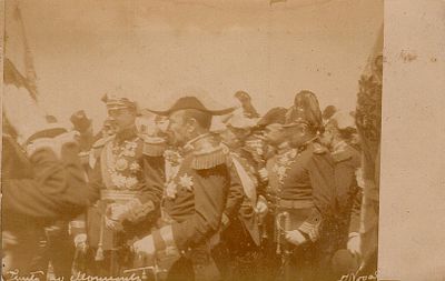 Monarchy Postcards. 3 photographic postcards with an image of King Manuel I (?) with captions 