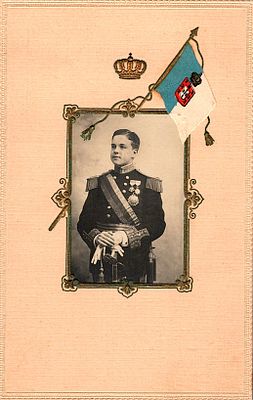 Monarchy postcards. Postcard with an image of Queen Maria Pia. New, signs of use.