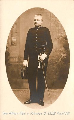 Monarchy Postcards. Postcard with an image of King Lu&iacute;s Filipe in military uniform. New, signs 