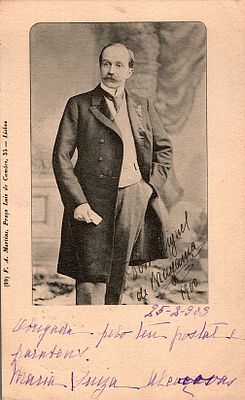 Monarchy postcards. Postcard with caption "D. Miguel de Bragan&ccedil;a - 1900" FA Martins edition. 
