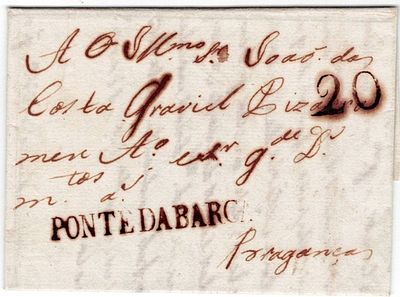 Pre-philately. Provisional regulations (April 1, 1799 to April 14, 1801). Letter written in 