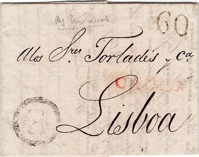 Pre-philately. Provisional regulations (April 1, 1799 to April 14, 1801). Letter written in 