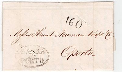 Postal history. Forwarding agents. FW A. Letter written in Philadelphia on July 3, 1832. On the 