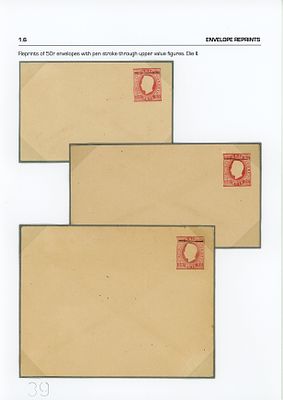 Portugal. Envelopes .D. Luis Right-hand ribbon. Embossed printing. Lutz Hohensang Collection. 