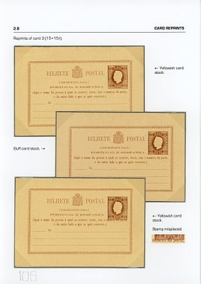 Portugal. Postcards. D. Luis. Right-hand ribbon. Embossed print. Lutz Hohensang Collection. The 