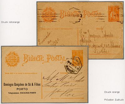 Postal stationery from the Lutz collection: 2 Ceres 2-cent postal stationery OM#61, shades of 