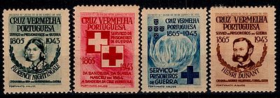 Portugal: Portuguese Red Cross Cinderelas. Full set of 4 stamps from 1943. New cinderelas, free 
