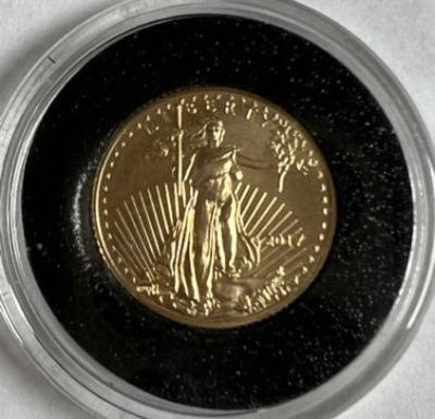 2017 AMERICAN EAGLE $5 GOLD COIN. UNCIRCULATED