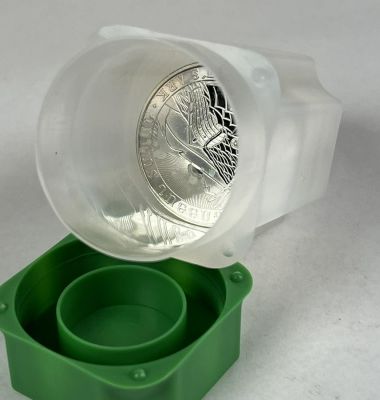 2014 NOAH'S ARK SILVER ROUND HALF-ROLL. LOT OF 10 NOAH'S ARK ONE OUNCE FINE SILVER ART ROUNDS