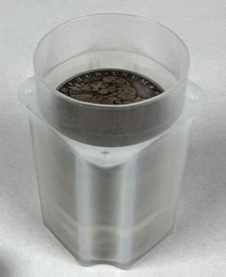 MORGAN SILVER DOLLAR ROLL. 20 COINS, MIXED DATE, CIRCULATED