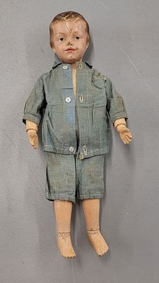 doll. 1911 14 Schoenhut male doll Dimensions: 3 x 6 x 14 in