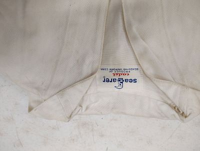 childs uniforms. WWII US Navy made by Seafare Dimensions: 3 x 8 x 8 in