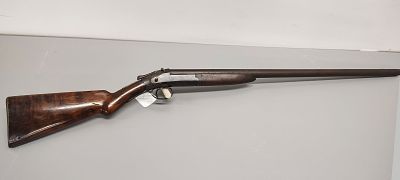 Gun. Forehand and Wadsworth serial number: n/a 12 gauge stock is cracked and loose the gun has 
