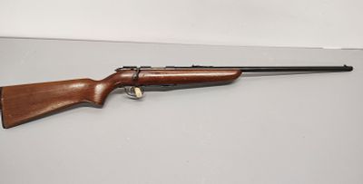 Gun. Remington Scoremaster .22 model: 511 serial number: N/A Dimensions: 43 x 2 x 6 in