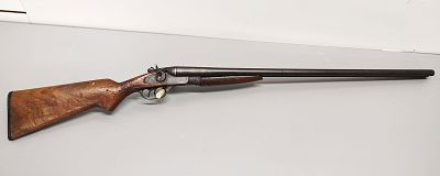 Gun. Henry Arms serial number: 31821 double barrel wall hanger Dimensions: 49 x 2 x 6 in