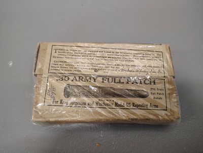 Ammo. .30 army full path- box is full Dimensions: 2 x 6 x 4 in