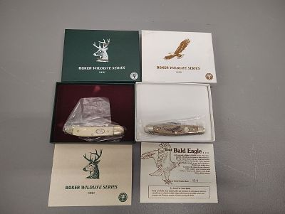 knives. bokers wildlife 1991 bokers wildlife 1990 Dimensions: 2 x 6 x 5 in