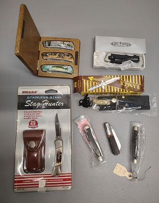 Knives. misc. knives little ranger bokers and more Dimensions: 2 x 11 x 6 in