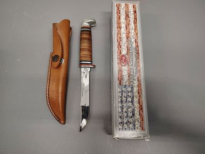 Knife. hunter sheath knife Dimensions: 2 x 11 x 3 in