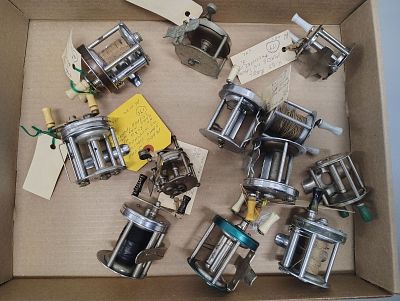 Fishing items. kids reel Bronson metlor south bend level wind no.350-B south bend level wind 