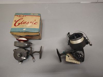 Fishing items. classic no.500 reel orvis-100A reel Dimensions: 6 x 8 x 8 in