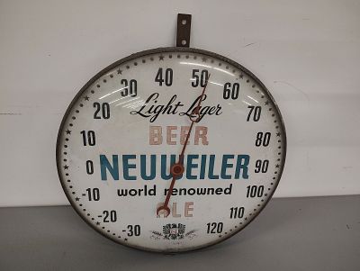 Thermometer. light lager beer Neuweiler Ale Dimensions: 12 x 12 x 2 in
