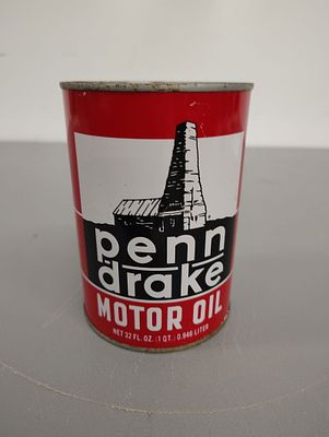 oil can. Penn Drake oil can - full Dimensions: 6 x 4 x 4 in