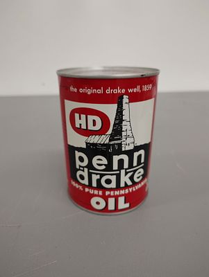 oil can. HD Penn Drake oil can - full Dimensions: 6 x 4 x 4 in