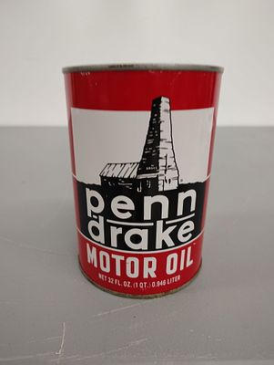 oil can. Penn Drake oil can - full Dimensions: 6 x 4 x 4 in