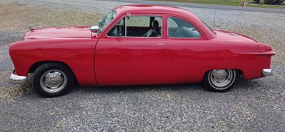 business coupe. 1950 Ford business coupe, power steering, power front brakes, rear drum brakes 