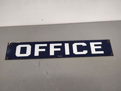 Sign. Office SSP Dimensions: 4 x 24 x 1 in