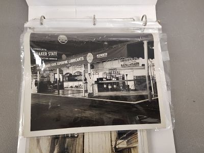 Gas station photos. Vintage gas station photos Dimensions: 12 x 20 x 2 in