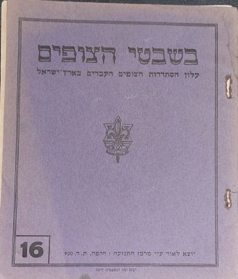 חוברת סטנסיל של הצופים