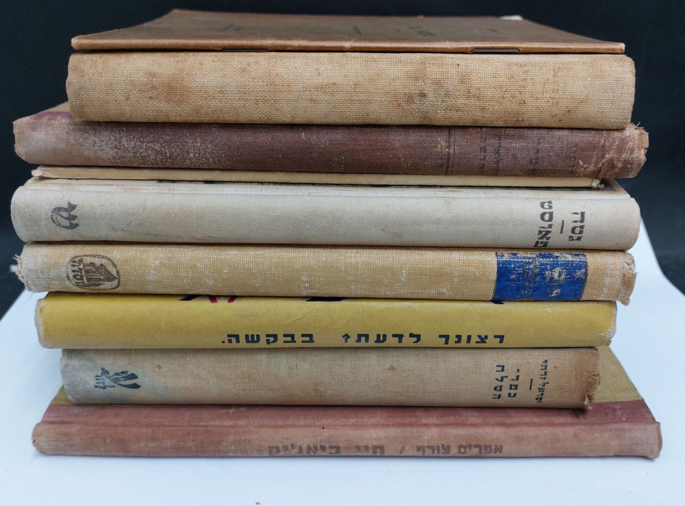 לוט ספרים גדול פלשתינא וישראל. - משא גוג פואמה 
- בן הסנדלר 
- אמיל ההילואיזה החדשה 
- מאפק אל 