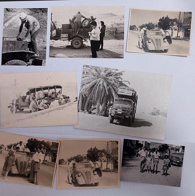 לוט 8 צילומי תחבורה בישראל - גדלים שונים, מצבים טובים.