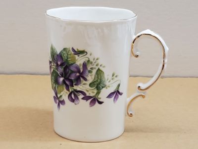Royal Adderley Coffee Mug Violets